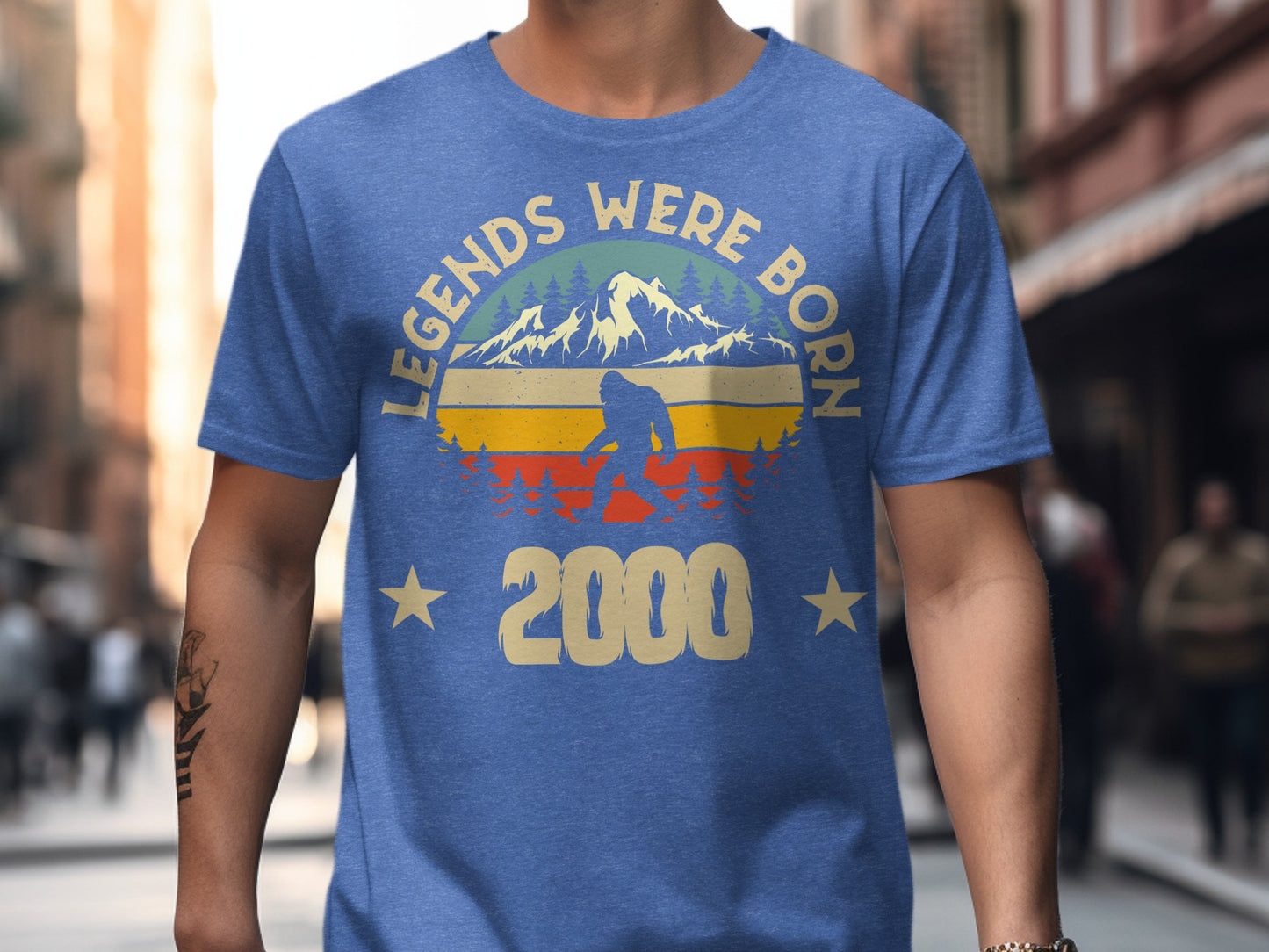 Legends Were Born 2000 Bigfoot Star T-Shirt