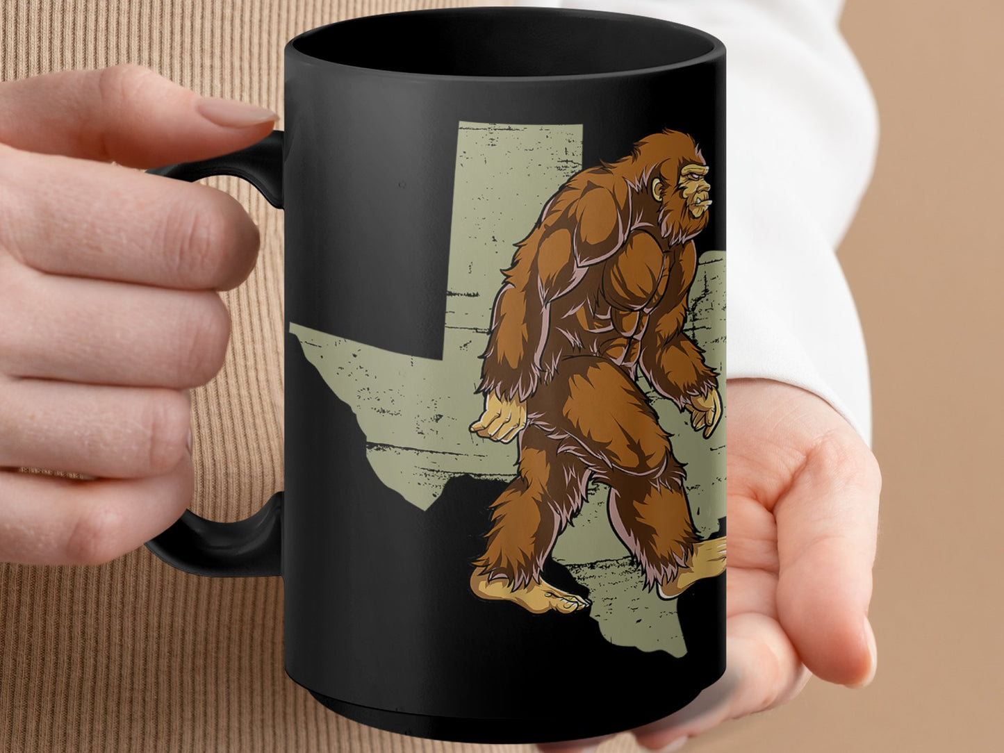 Texas Bigfoot Coffee Mug