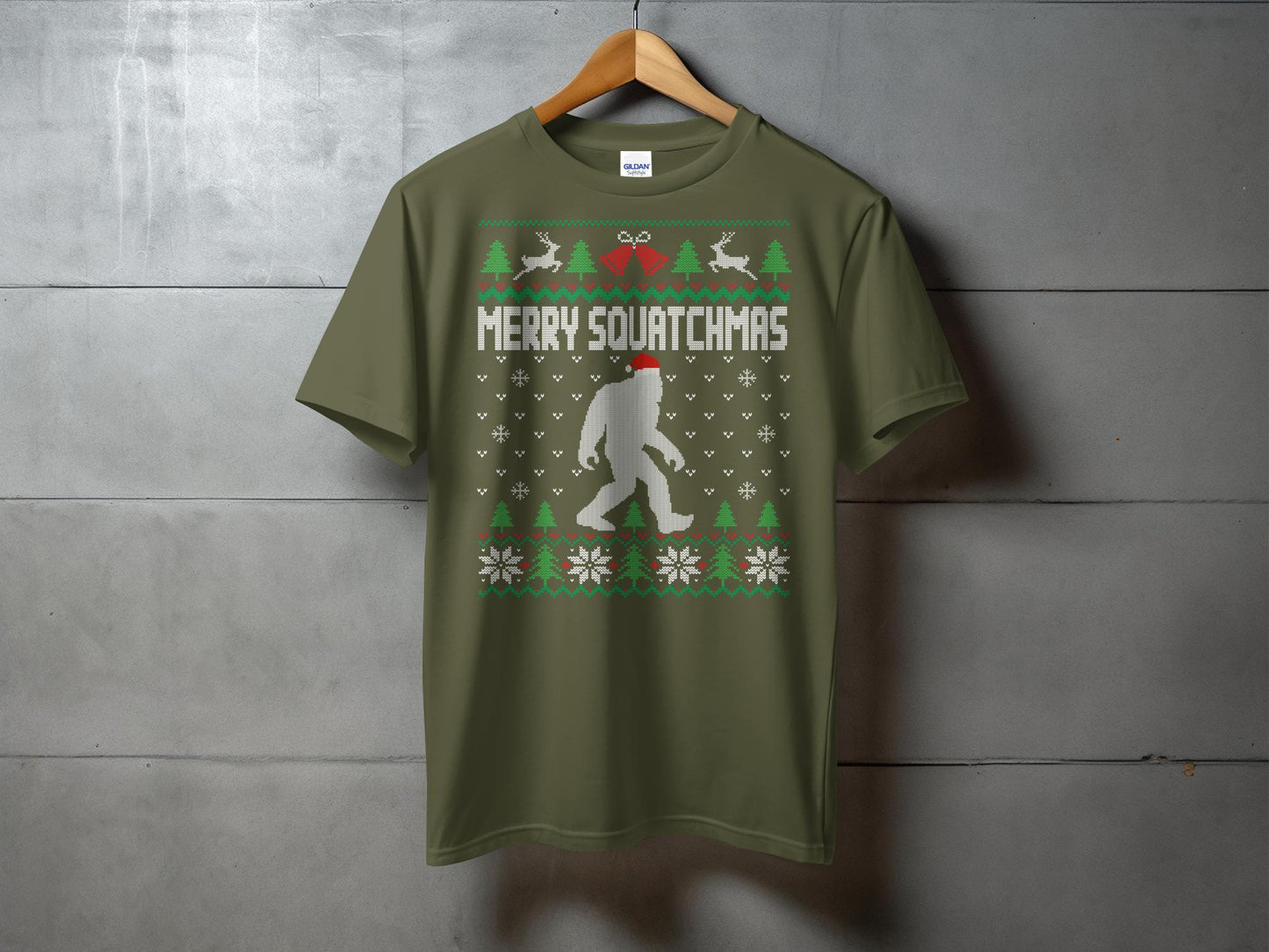 Celebrate the Holidays with Merry Squatchmas T-Shirt