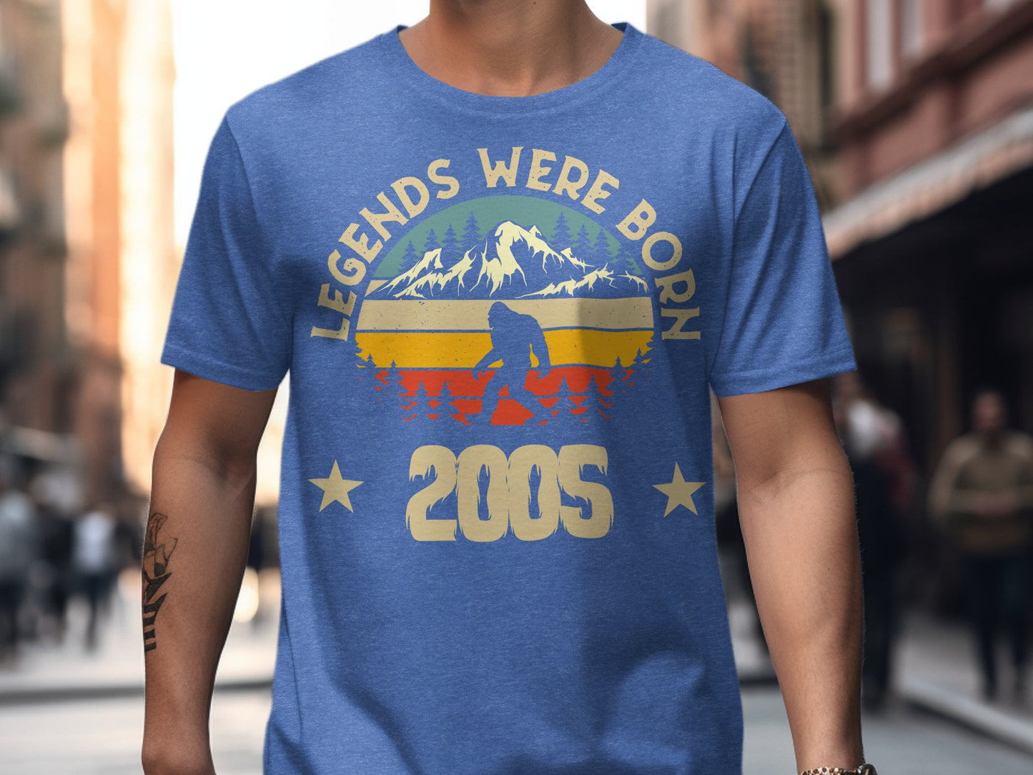 Legends Were Born 2005 Bigfoot Mountains T-Shirt