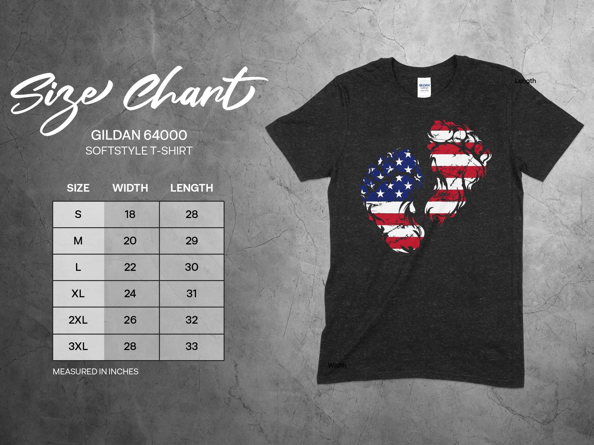 Bigfoot American Flag Footprints Shirt, Patriotic Bigfoot T-Shirt, Sasquatch Americana Tee,