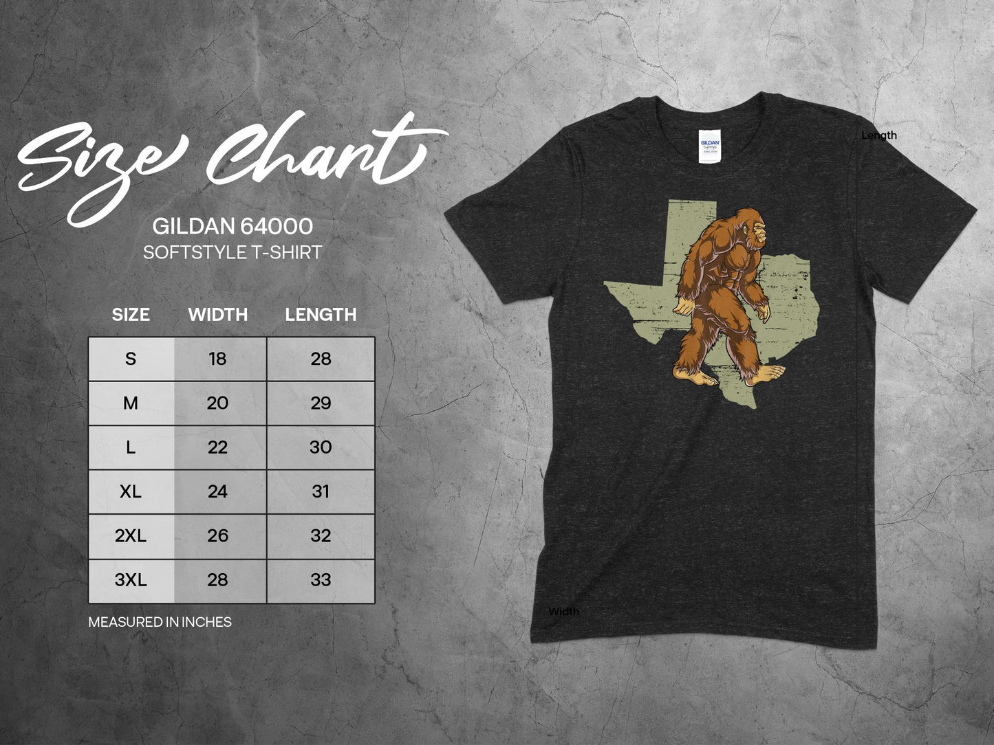 Texas Bigfoot Vintage Shirt