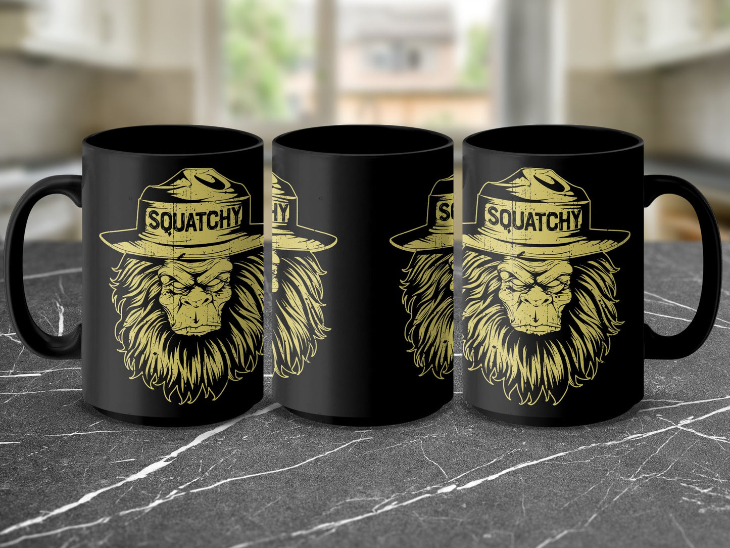 Bigfoot Coffee Mug - Squatchy Design for Nature Lovers and Adventure Seekers, Unique Gift Idea