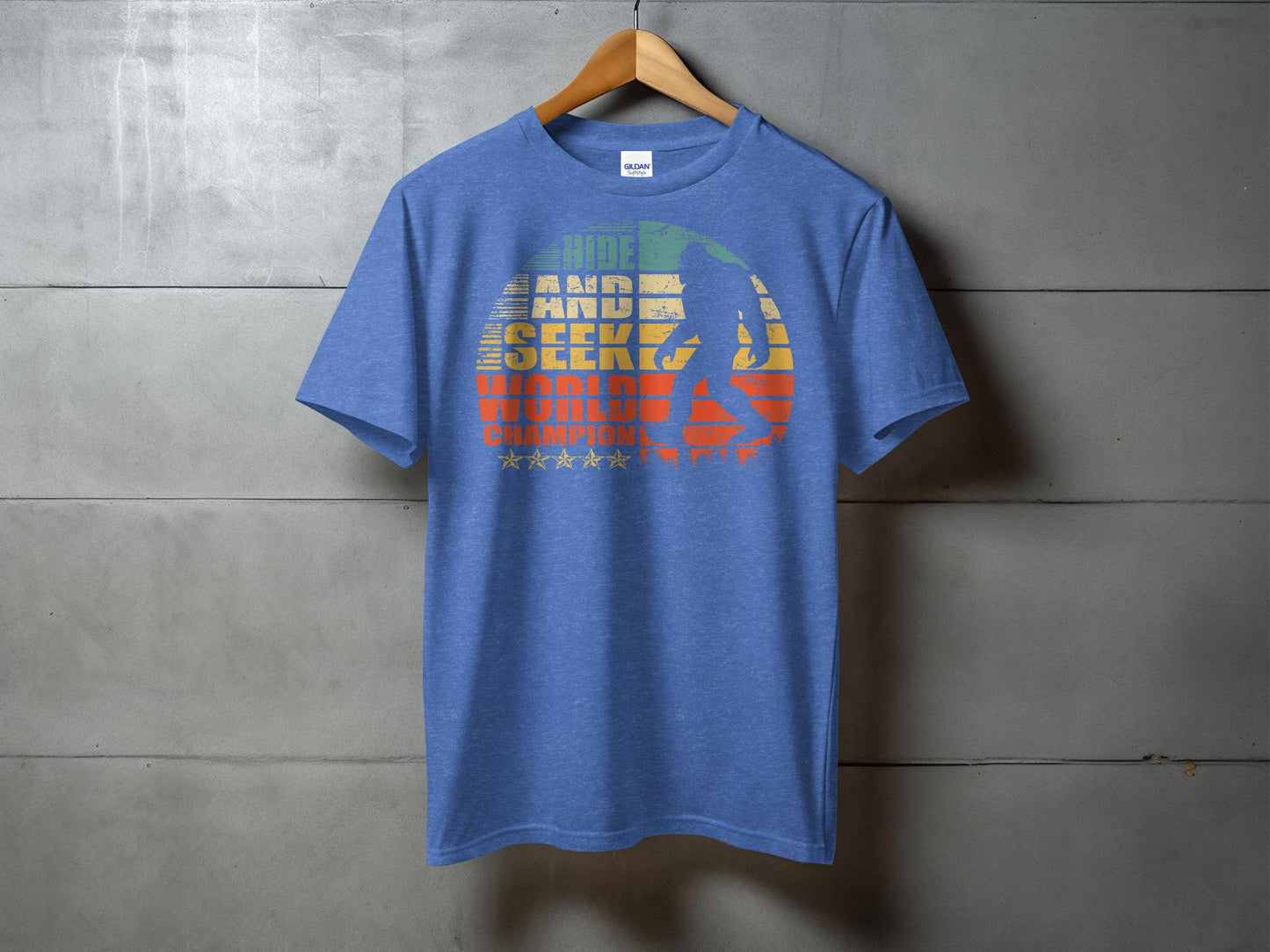 Hide and Seek World Champion Funny Graphic T-Shirt