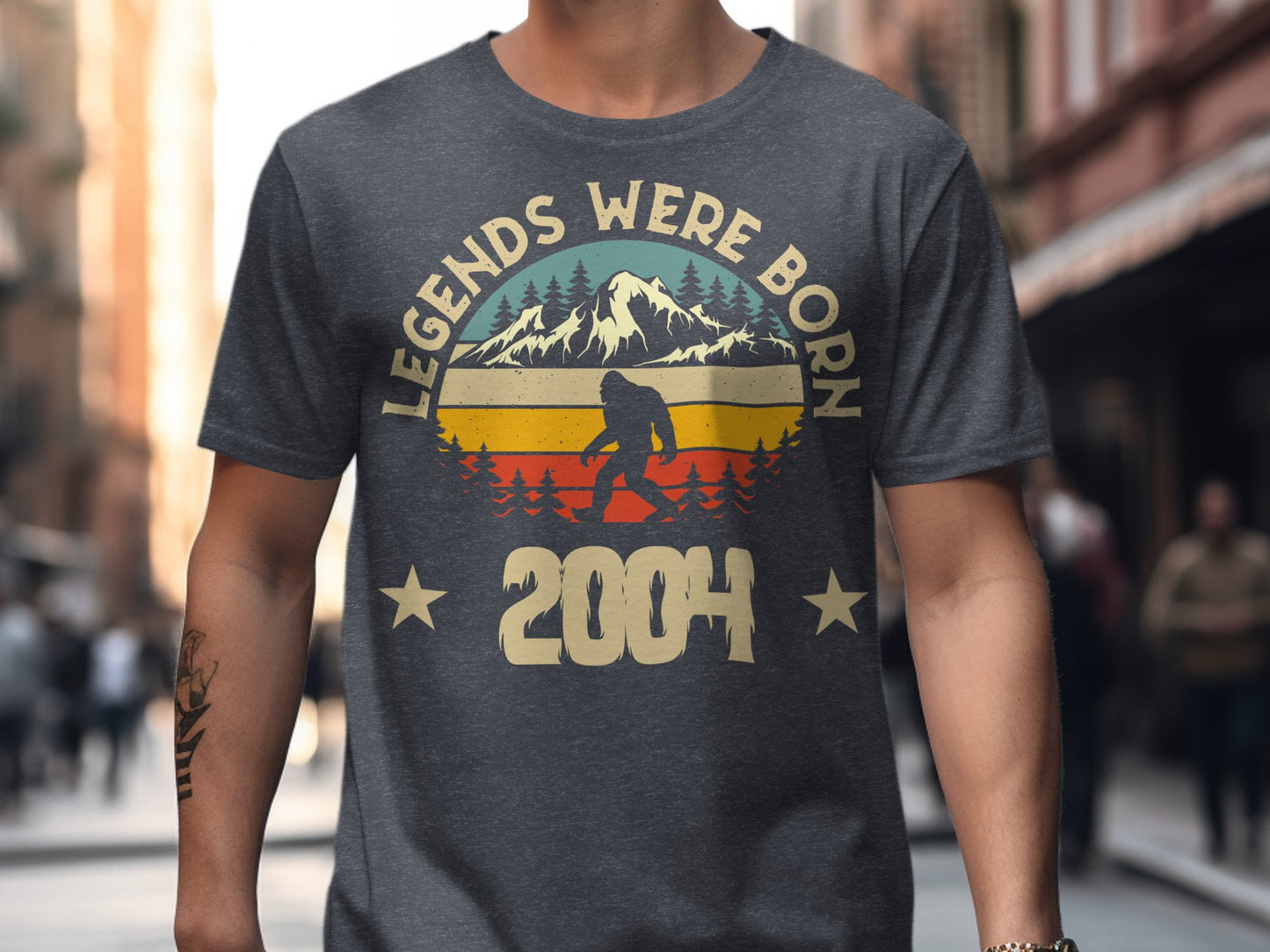 Legends Were Born 2004 Bigfoot Sasquatch T-Shirt