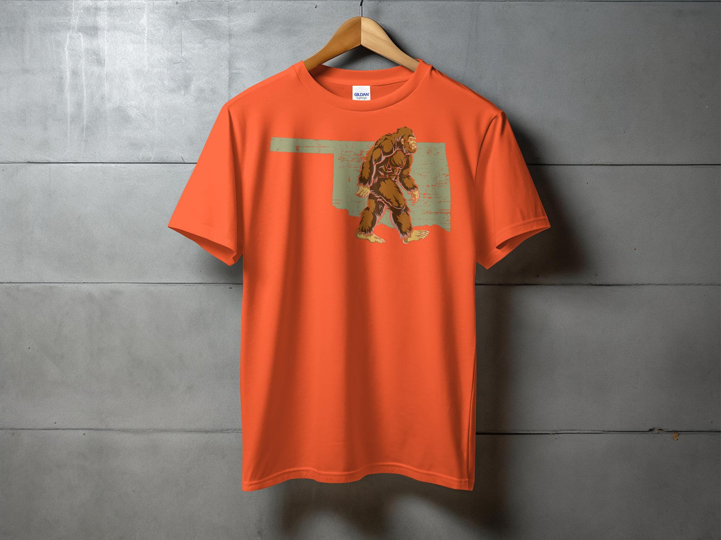 Oklahoma Bigfoot Graphic T-Shirt