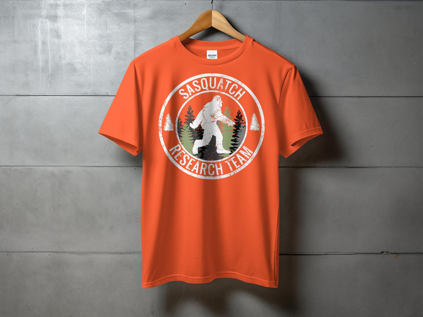 Sasquatch Research Team Vintage Style Cool T-Shirt