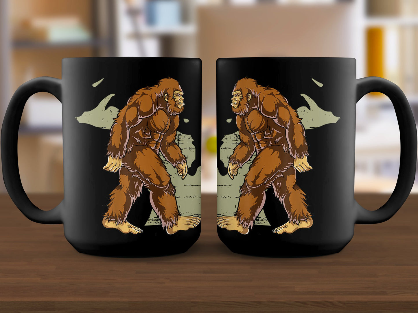 Bigfoot Michigan Coffee Mug