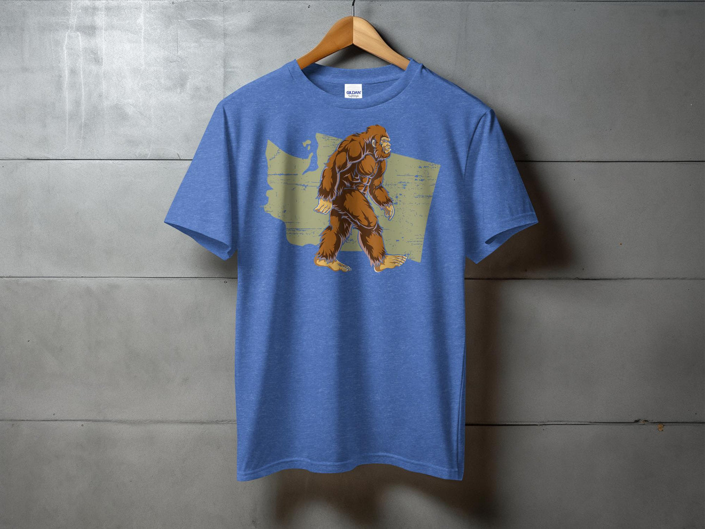 Bigfoot Washington State esign Graphic T-Shirt