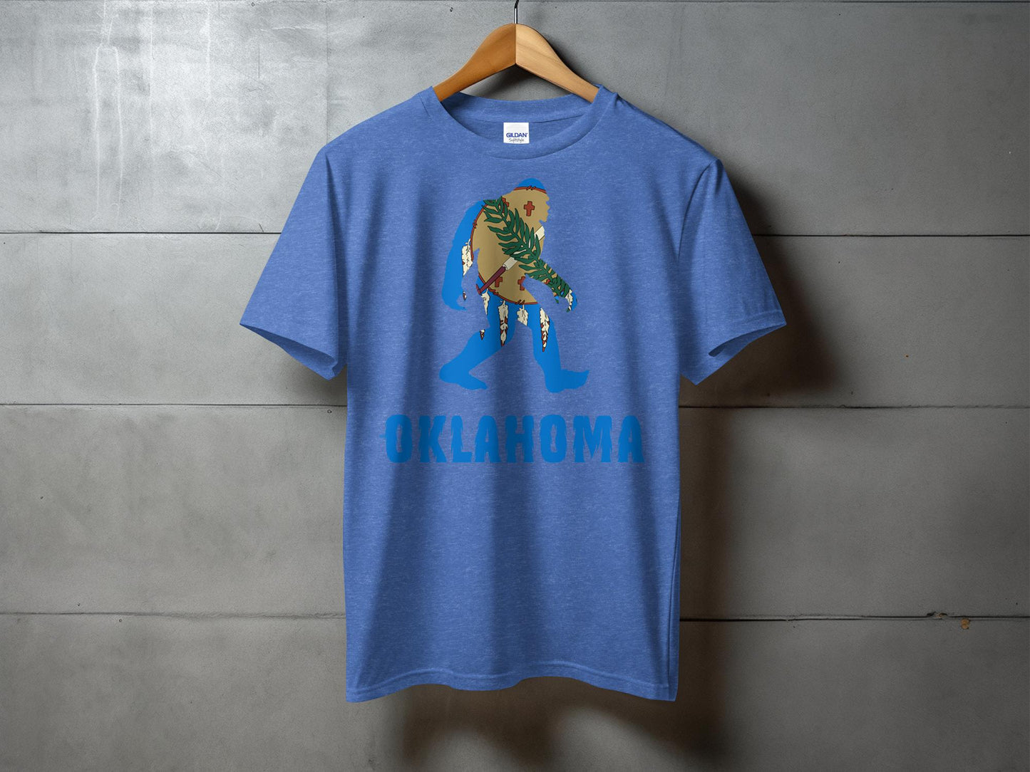 Oklahoma Bigfoot Native American Pride T-Shirt