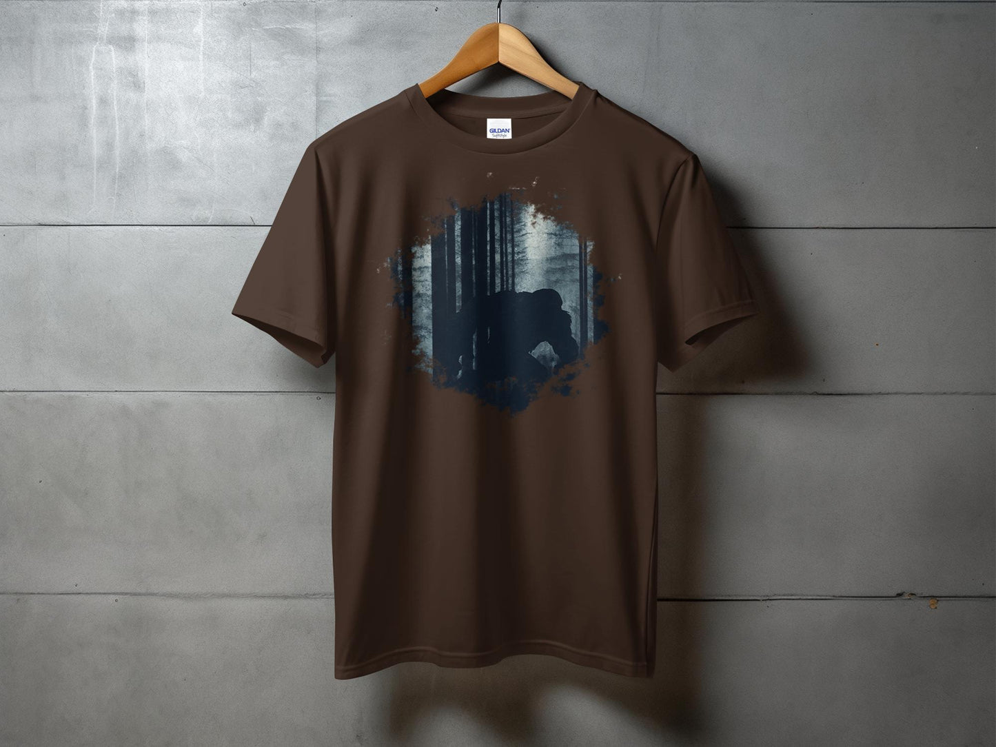 Shadowy Forest Creature Graphic T-Shirt