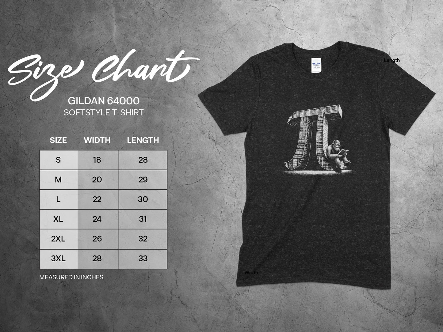 Funny Bigfoot Pi T-Shirt, Sasquatch Math Geek Shirt, Bigfoot Reading Book Tee, Geeky Classroom Apparel, Unique Cryptid Humor Tee