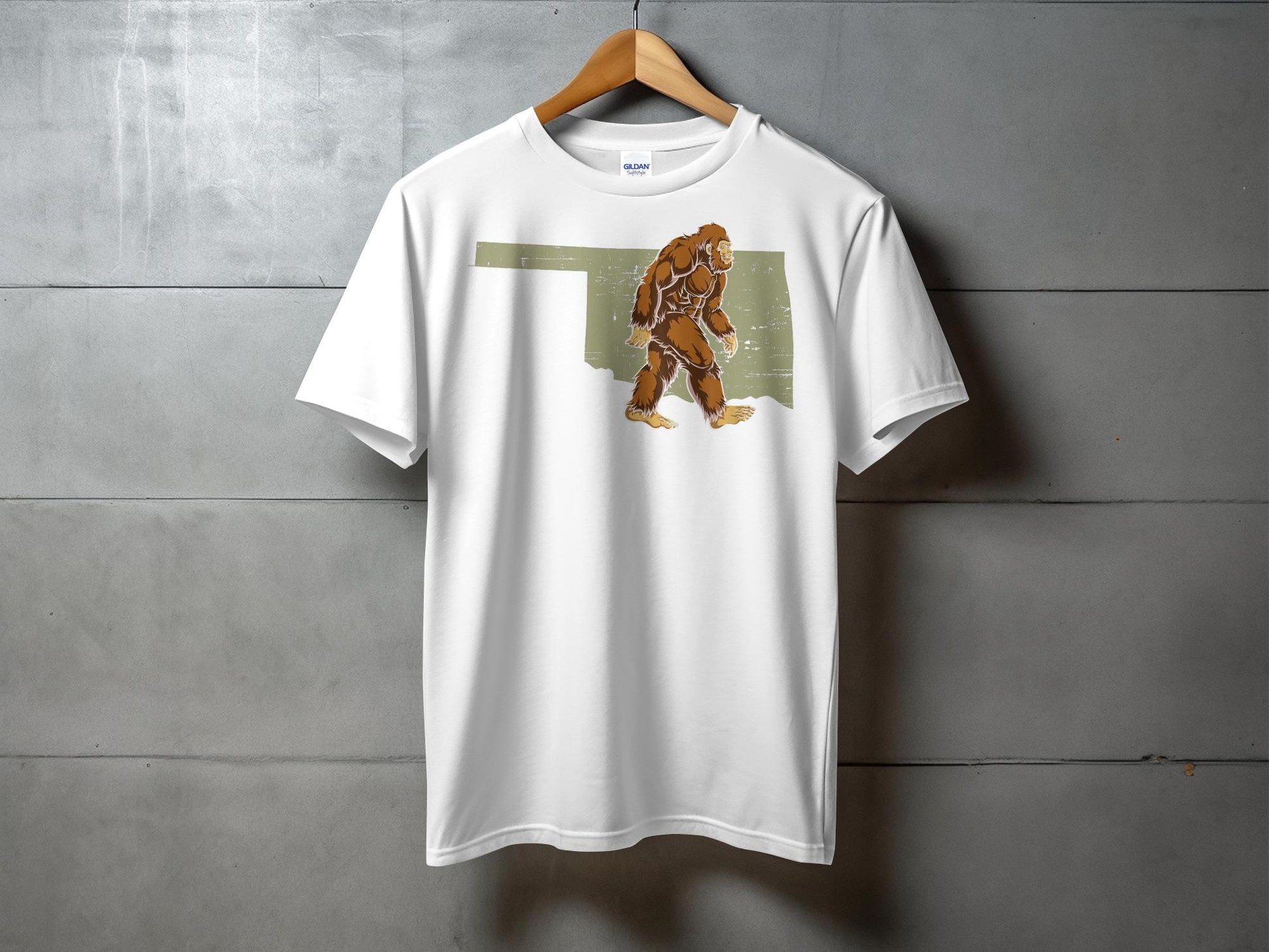 Oklahoma Bigfoot Graphic T-Shirt