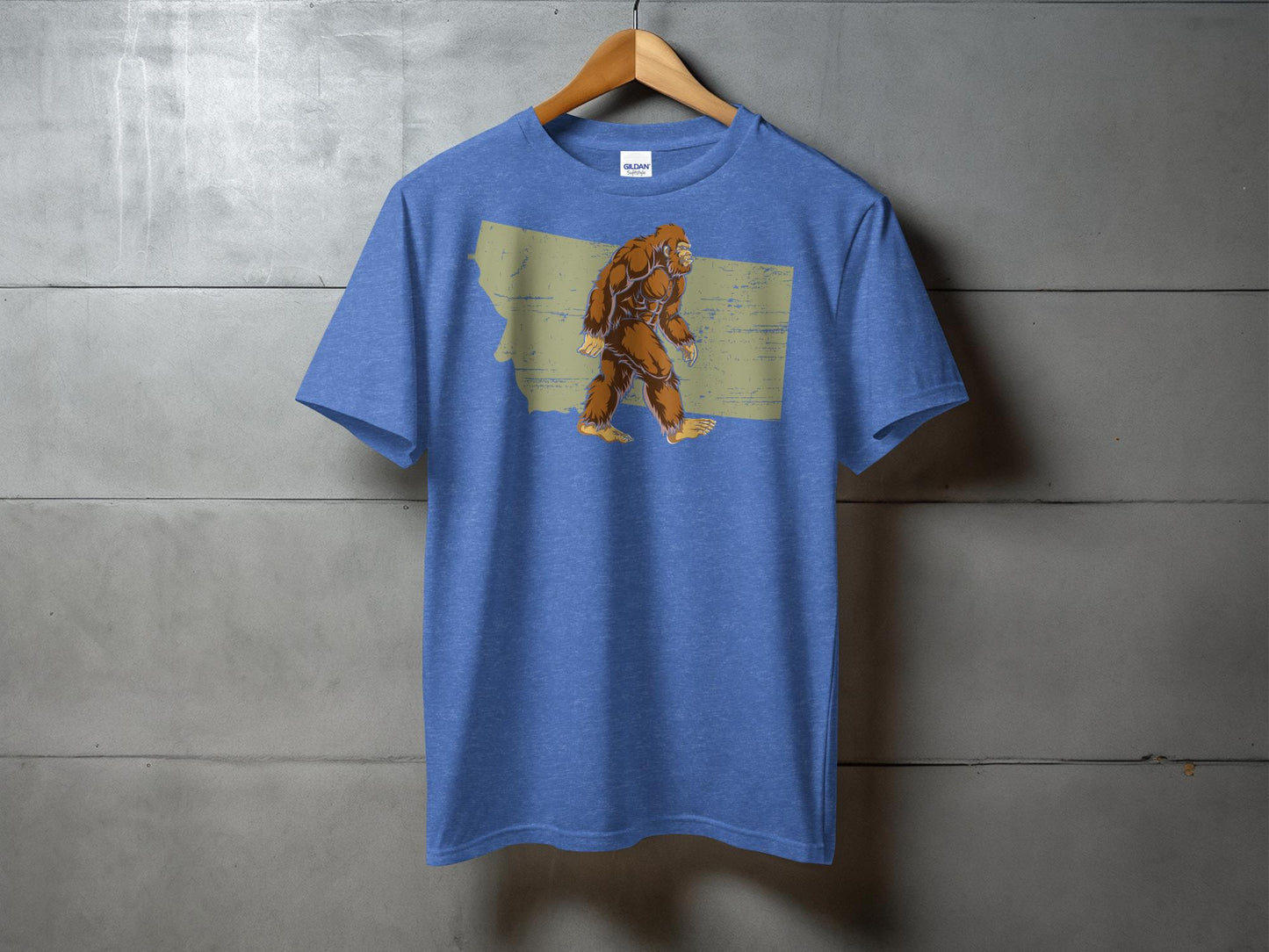 Bigfoot Inspired Graphic Montana Souvenir T-Shirt