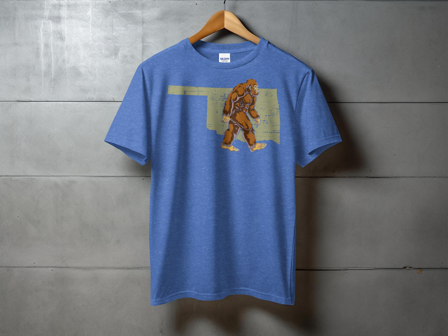 Oklahoma Bigfoot Graphic T-Shirt