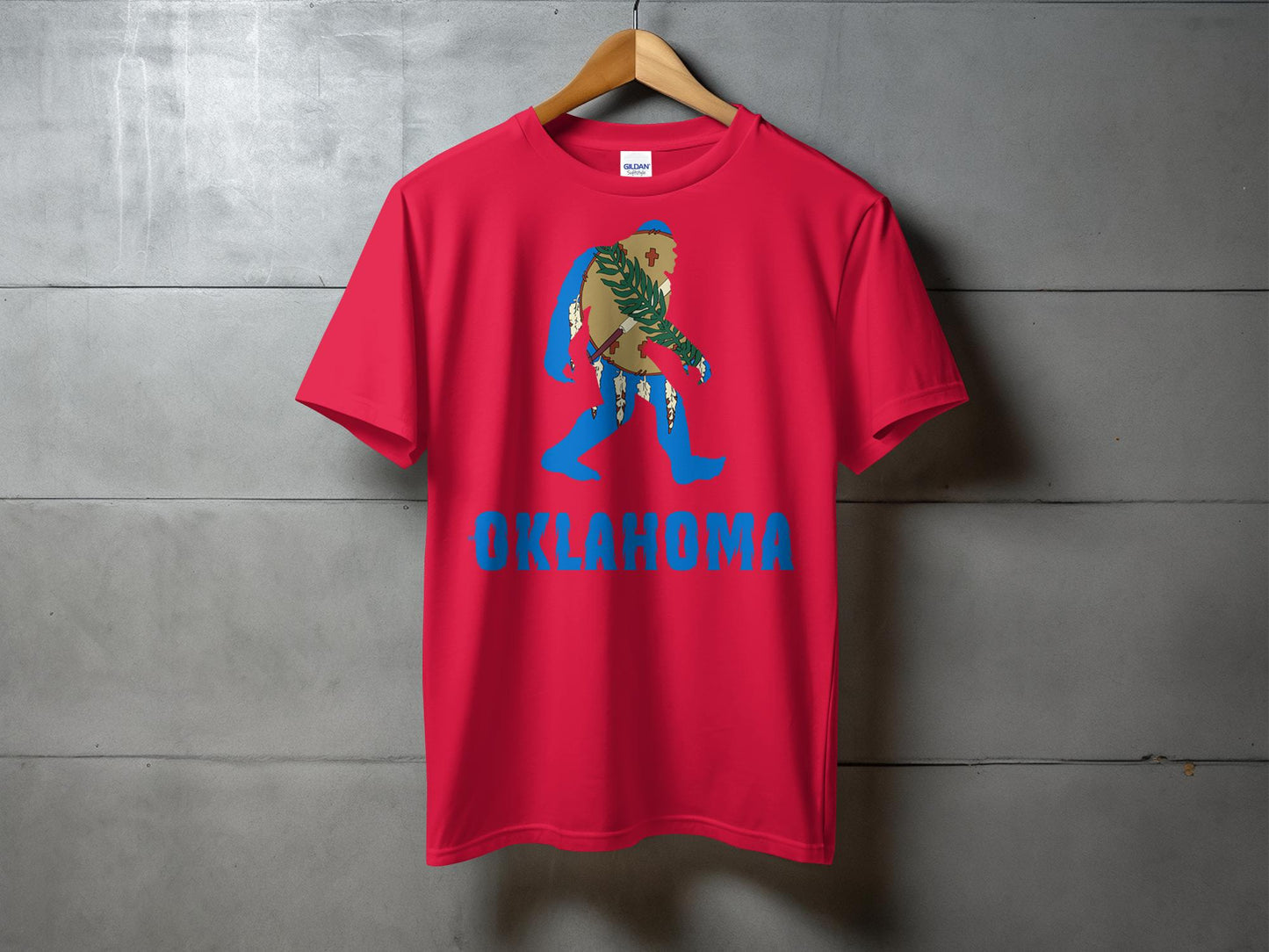 Oklahoma Bigfoot Native American Pride T-Shirt