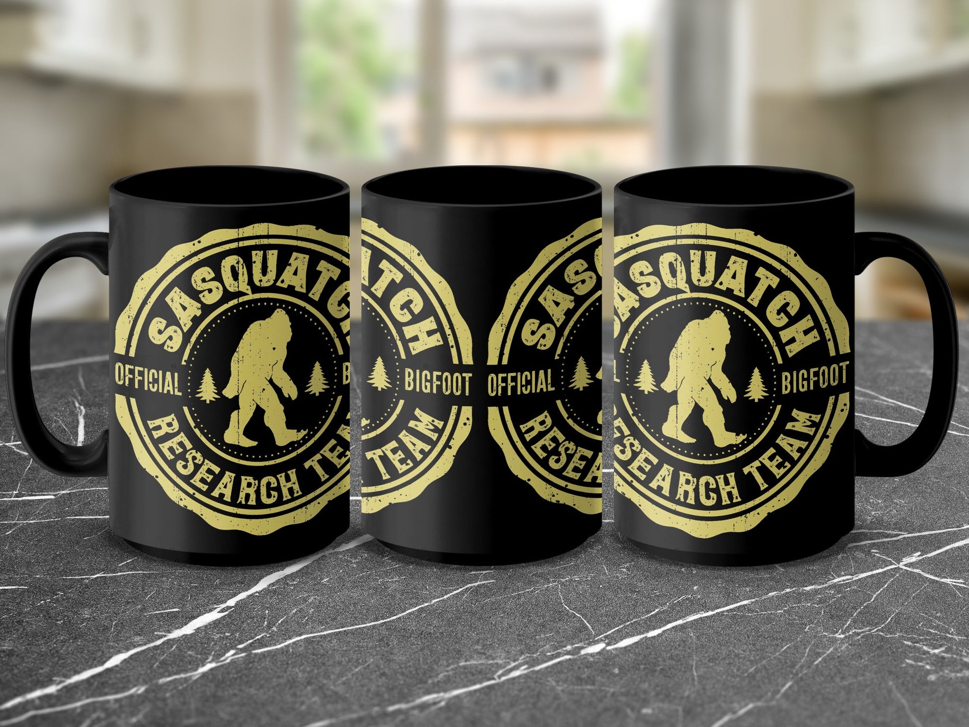 Official Bigfoot Research Team Mug - Sasquatch Coffee Mug for Bigfoot Lovers and Enthusiasts