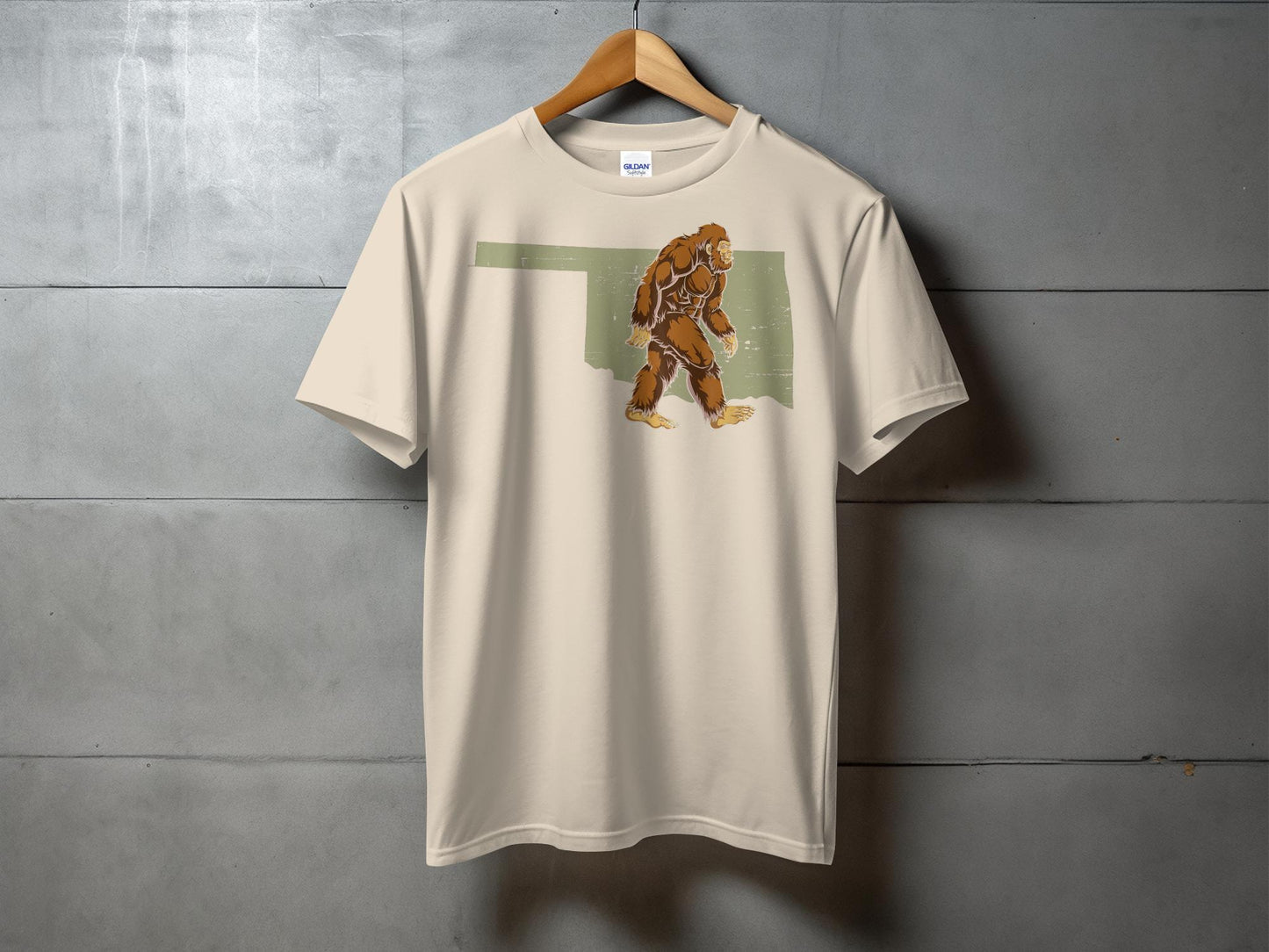 Oklahoma Bigfoot Graphic T-Shirt