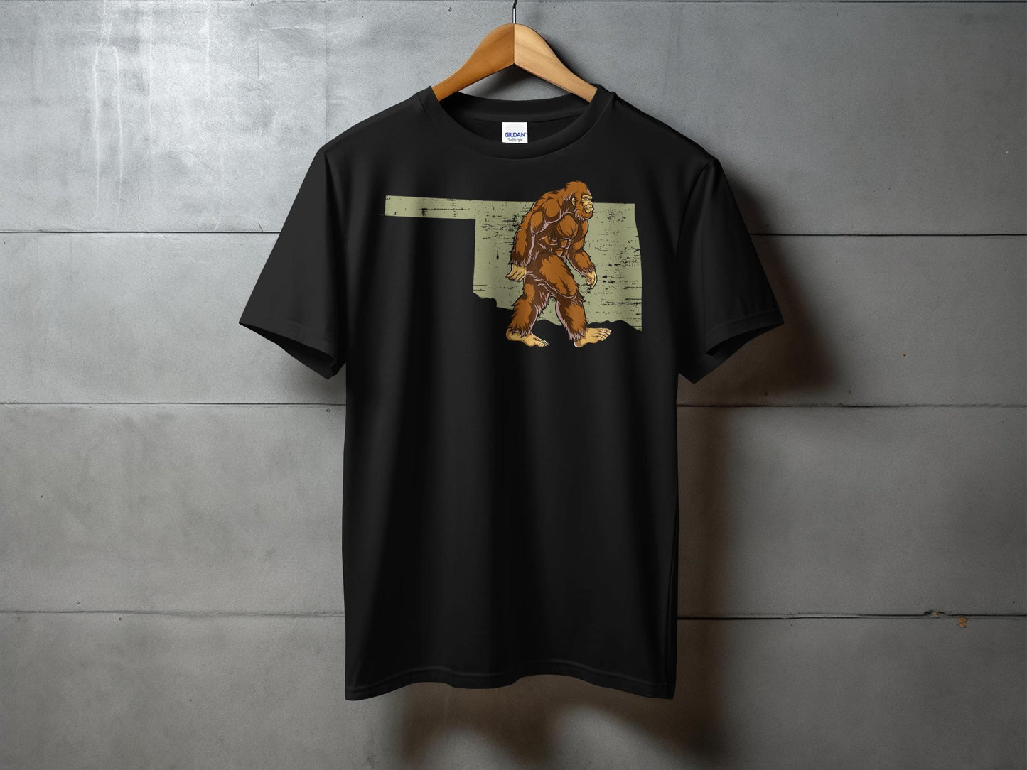 Oklahoma Bigfoot Graphic T-Shirt