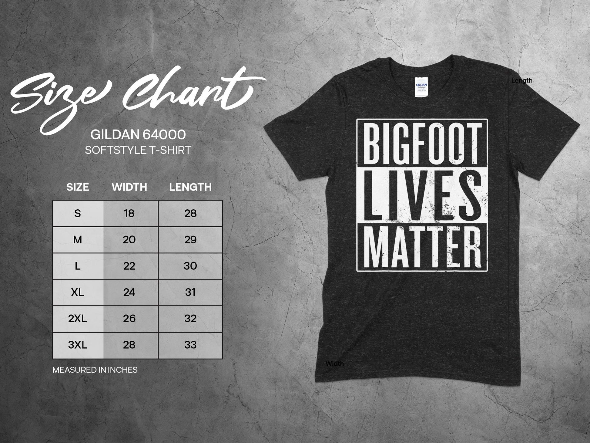 Bigfoot Lives Matter Fun Graphic Slogan T-Shirt