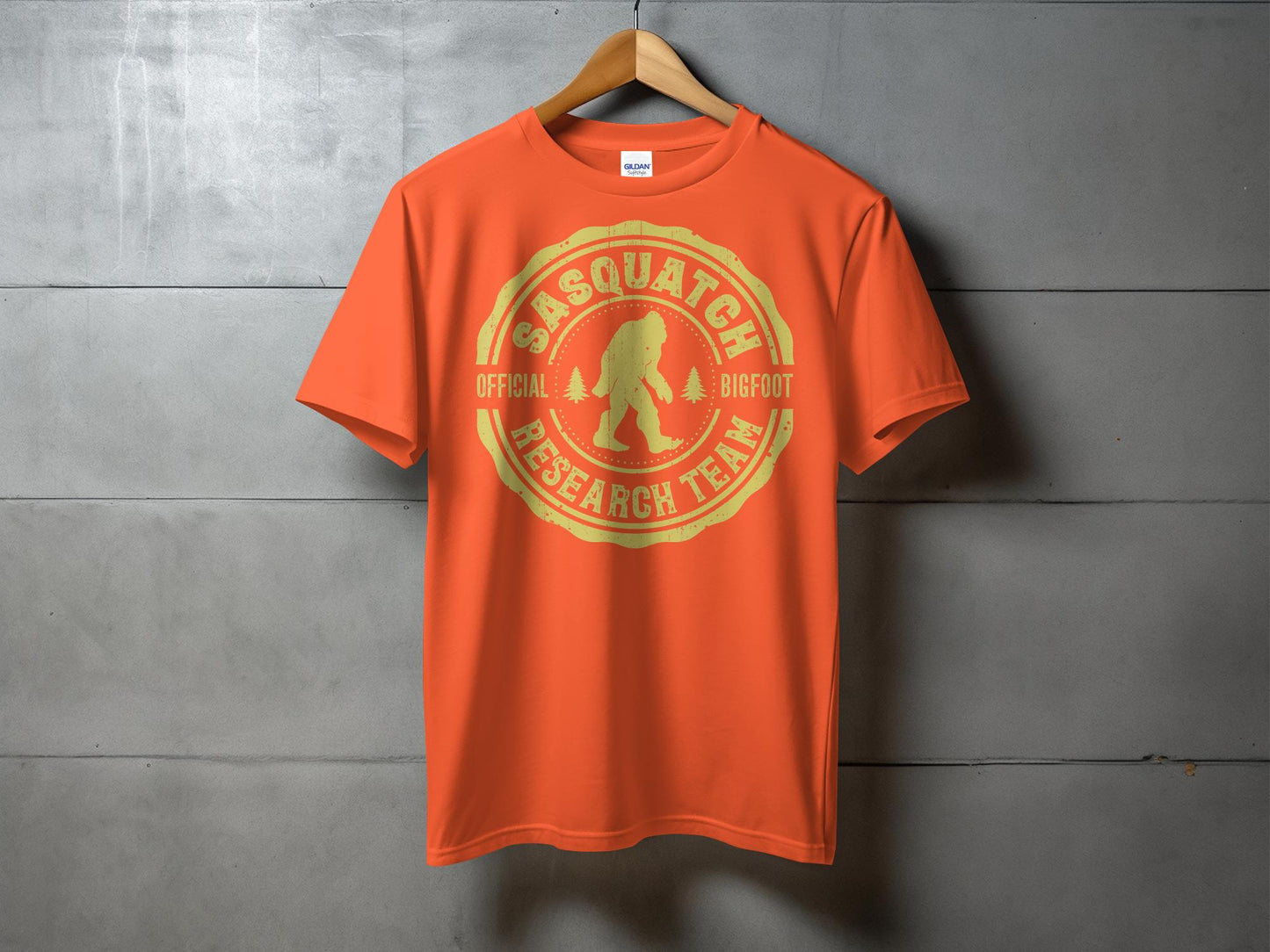 Sasquatch Official Bigfoot Research Team Graphic T-Shirt