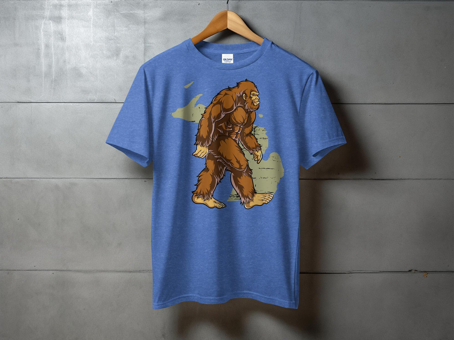 Bigfoot Sasquatch Wild Monster Graphic Art T-Shirt