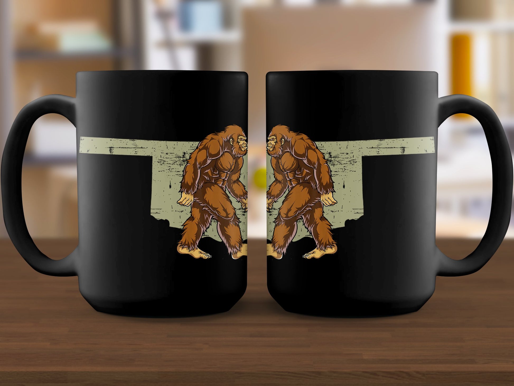 Bigfoot Oklahoma Coffee Mug