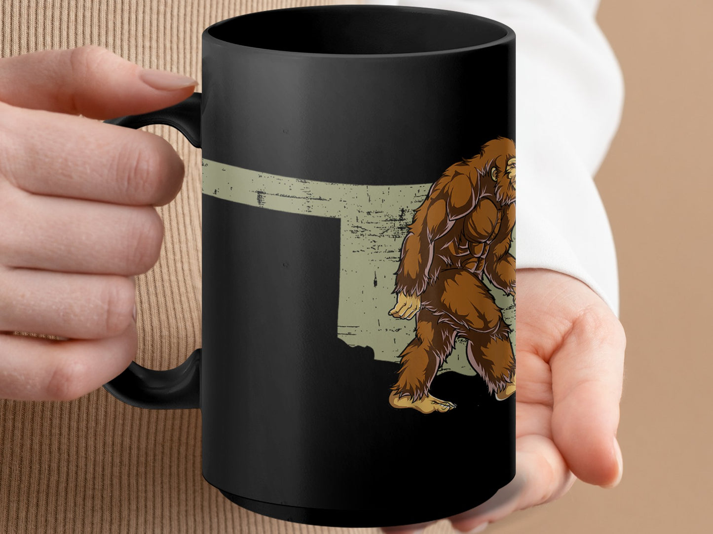 Bigfoot Oklahoma Coffee Mug